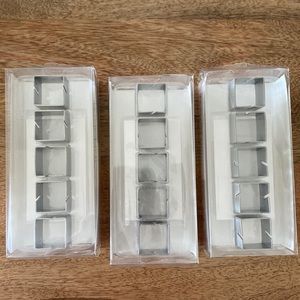 Silver Metal Placecard Holders